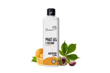 Prací gel z kaštanů POMERANČ koncentrát 500ml Natasha